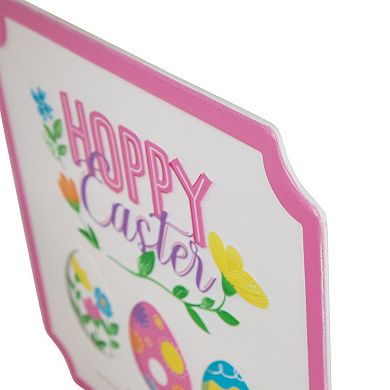 Northlight Hoppy Easter Open Daily Metal Wall Decor