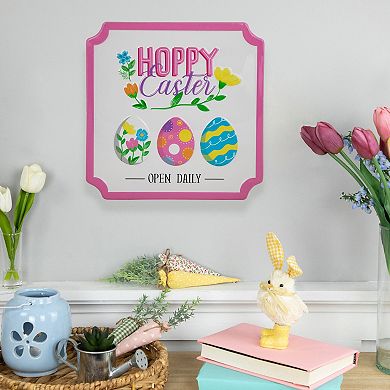 Northlight Hoppy Easter Open Daily Metal Wall Decor