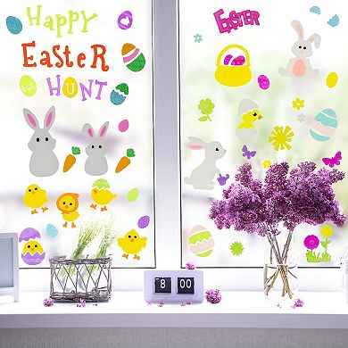 Northlight 6-pc. Double Sided Easter Gel Window Clings Decor Set