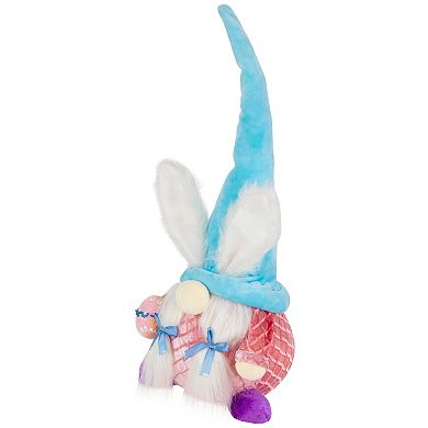 Northlight Girl Gnome with Bunny Ears Easter Figure Table Decor