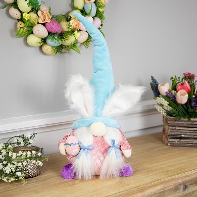 Northlight Girl Gnome with Bunny Ears Easter Figure Table Decor