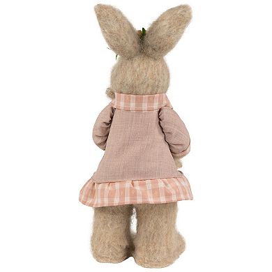 Northlight Mother Rabbit with Baby Bunny Figurine Table Decor