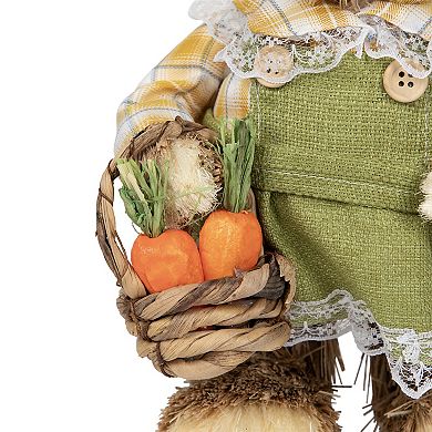 Northlight Sisal Bunny Figure Decoration with Basket