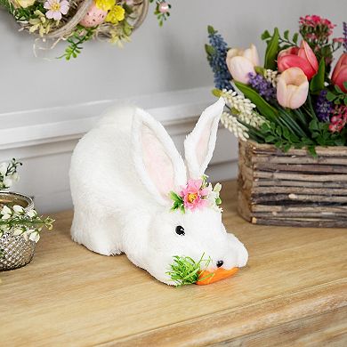Northlight Easter Rabbit with Carrot Figurine Table Decor