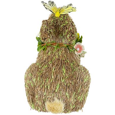 Northlight 8 Inch Easter Bunny with Butterfly Figurine Table Decor