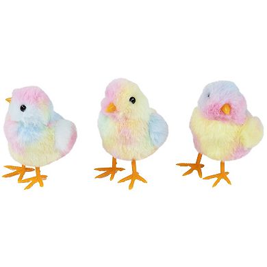 Northlight 3-pc. Plush Easter Chick Figurines Set