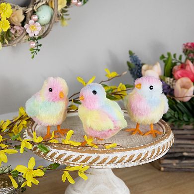Northlight 3-pc. Plush Easter Chick Figurines Set