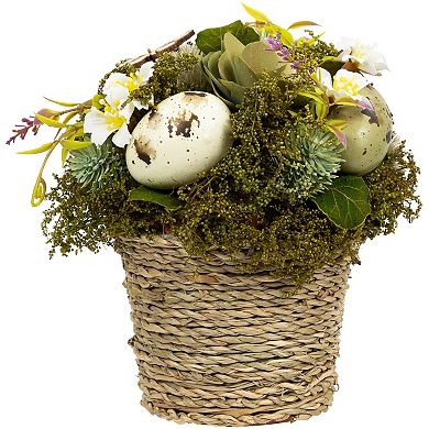 Northlight Butterflies & Easter Eggs Artificial Floral Arrangement