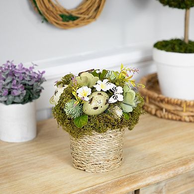 Northlight Butterflies & Easter Eggs Artificial Floral Arrangement
