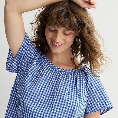 Women's Sonoma Goods For Life® Flutter Sleeve Top