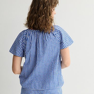 Women's Sonoma Goods For Life® Flutter Sleeve Top