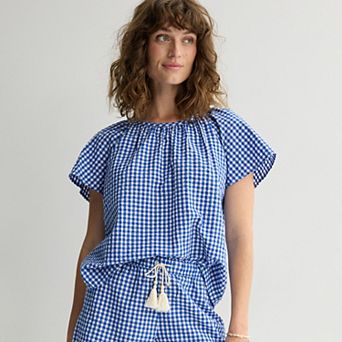 Women's Sonoma Goods For Life® Flutter Sleeve Top