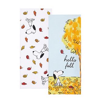 Celebrate Together™ Peanuts Snoopy 2-Pack Hello Fall Kitchen Towels