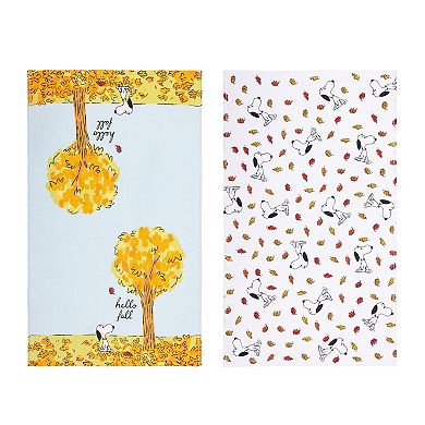 Celebrate Together Peanuts Snoopy 2-Pack Hello Fall Kitchen Towels