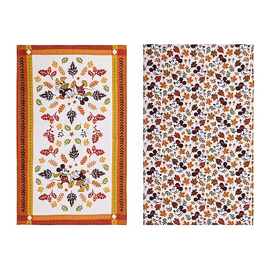 Celebrate Together™ Disney's 2-Piece Fall Mickey & Minnie Kitchen Towel Set