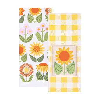 Celebrate Together™ Fall 2-Pack Sunflower Patch Kitchen Towels