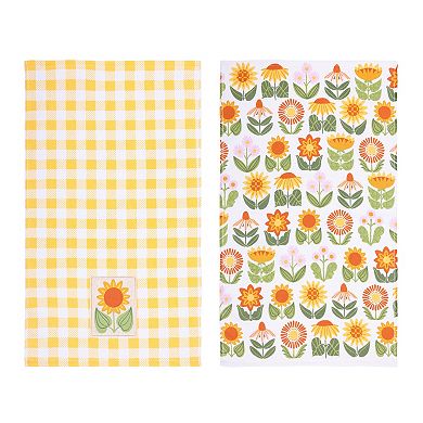 Celebrate Together Fall 2-Pack Sunflower Patch Kitchen Towels