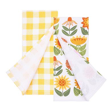 Celebrate Together Fall 2-Pack Sunflower Patch Kitchen Towels