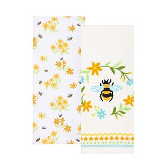 Celebrate Together™ Fall 2-Pack Bee Wreath Kitchen Towels