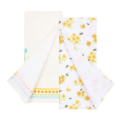 Celebrate Together Fall 2-Pack Bee Wreath Kitchen Towels