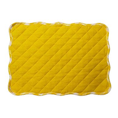 Celebrate Together Fall Sunflower Border Quilted Placemat