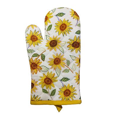 Celebrate Together Fall 2-Piece Sunflower Oven Mitt & Pot Holder Set