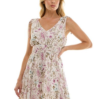 Juniors' As U Wish V-Neck Skater Dress