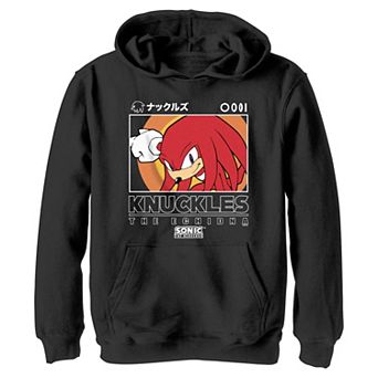 Boys 4-20 Sonic the Hedgehog Knuckles The Echidna Graphic Hoodie