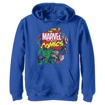 Boys 4-20 Marvel Comics Heroes Graphic Hoodie