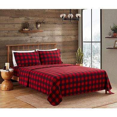 Sweet Home Collection Extra Deep Pocket Flannel Sheet Set