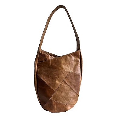 AmeriLeather Ravenwood Tote Bag With Skull Design