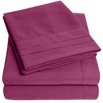 Sweet Home Collection 1800 Thread Count Deep Pocket Sheet Set