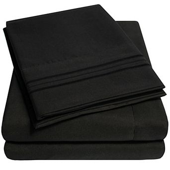 Sweet Home Collection 1800 Thread Count Deep Pocket Sheet Set