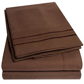 Sweet Home Collection 1800 Thread Count Deep Pocket Sheet Set
