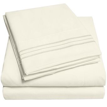 Sweet Home Collection 1800 Thread Count Deep Pocket Sheet Set