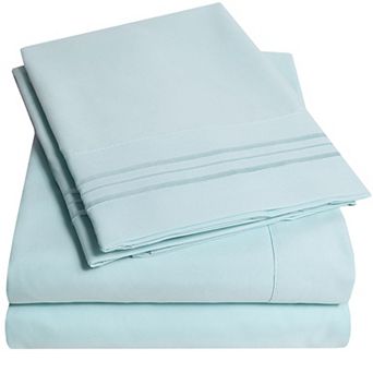 Sweet Home Collection 1800 Thread Count Deep Pocket Sheet Set