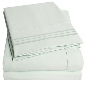 Sweet Home Collection 1800 Thread Count Deep Pocket Sheet Set