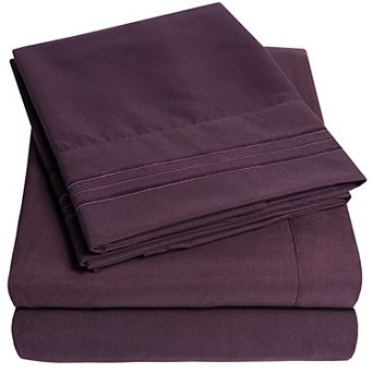 Sweet Home Collection 1800 Thread Count Deep Pocket Sheet Set