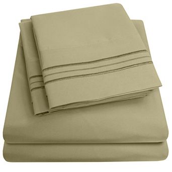 Sweet Home Collection 1800 Thread Count Deep Pocket Sheet Set