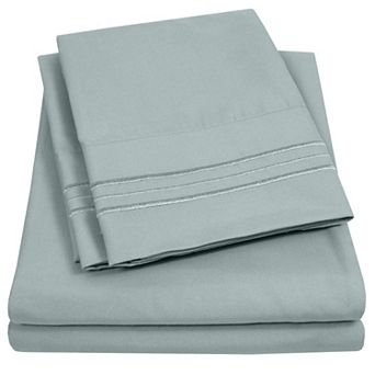 Sweet Home Collection 1800 Thread Count Deep Pocket Sheet Set