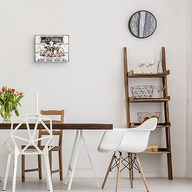 Creatif Belle Milk & Cream Wall Art