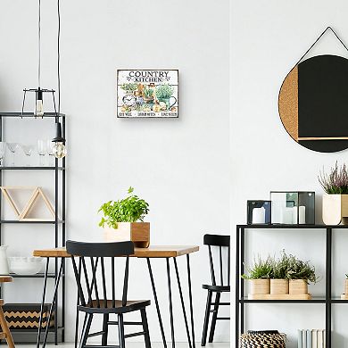 Country Kitchen Wall Art