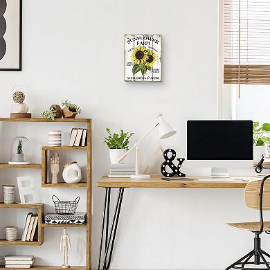 Sunflower Farm Rustic Wall Art
