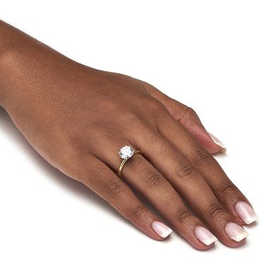 PalmBeach Jewelry 3 TCW Round Cubic Zirconia 14k Engagement Ring