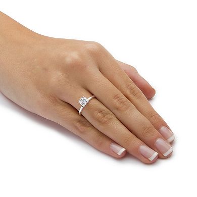 PalmBeach Jewelry 1.08 TCW Cubic Zirconia Engagement Solitaire Ring