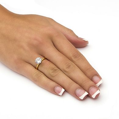 PalmBeach Jewelry 2.00 Carat Round Cubic Zirconia Solitaire Ring