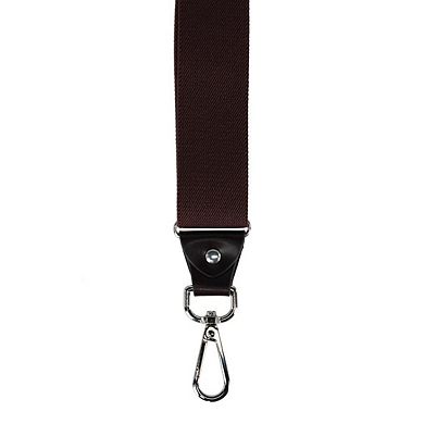 CTM Men's Elastic Y-Back Sleek Swivel Hook Suspenders