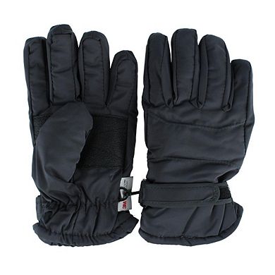 CTM Kids' 3-6 Thinsulate Lined Waterproof Winter Gloves