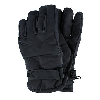CTM Kids' 3-6 Thinsulate Lined Waterproof Winter Gloves