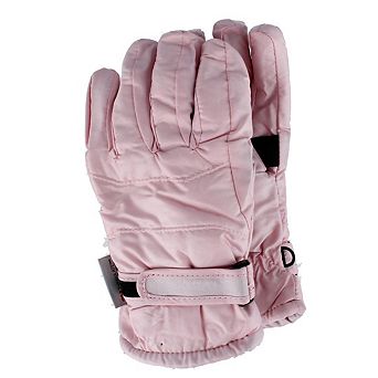 CTM Kids' 3-6 Thinsulate Lined Waterproof Winter Gloves